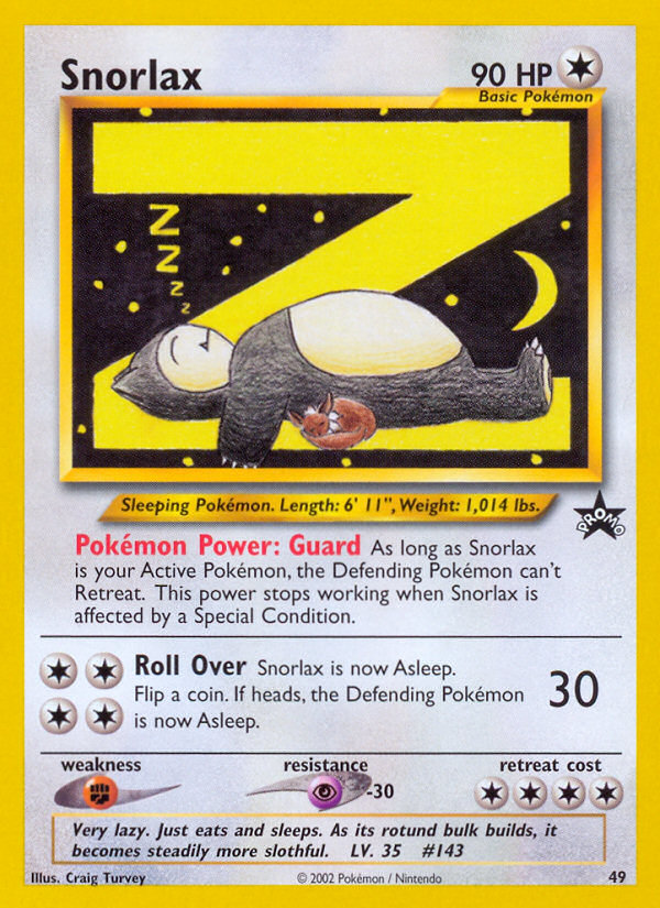 Ronflex (49) [Wizards of the Coast: Black Star Promos]