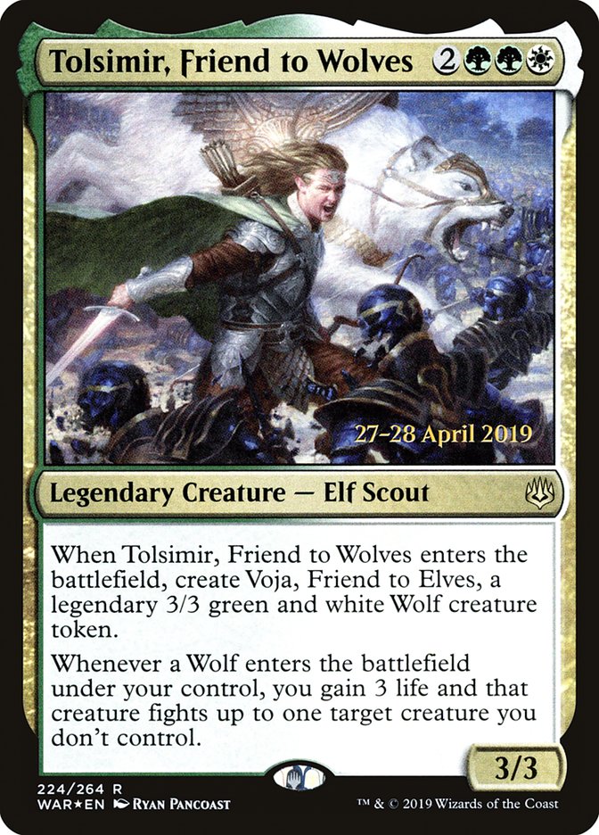 Tolsimir, ami des Loups [Cartes promo d'avant-première La Guerre des Planeswalkers]
