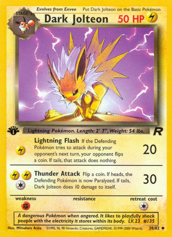 Voltali Obscur (38/82) [Team Rocket Édition 1]