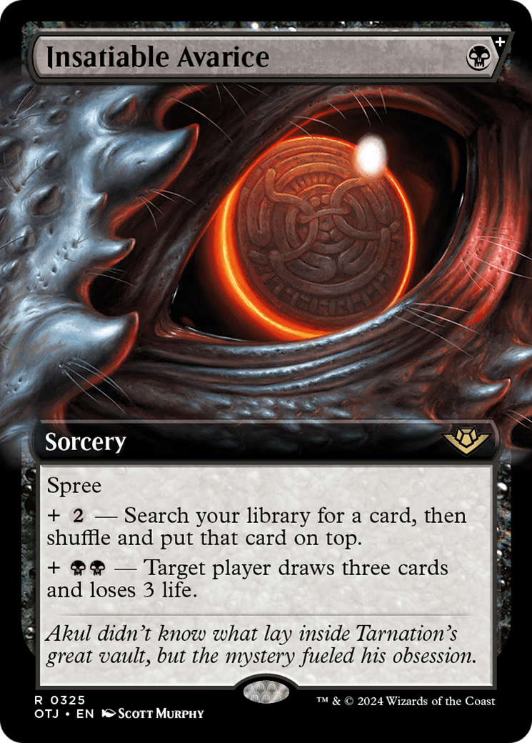 Avarice insatiable (Extended Art) [Les hors-la-loi de Croisetonnerre]