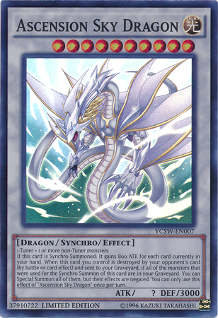 Dragon Céleste d'Ascension [YCSW-EN007] Super Rare