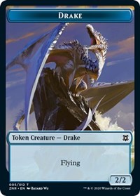 Drake // Jeton double face Hydre [Jetons de Zendikar Rising]