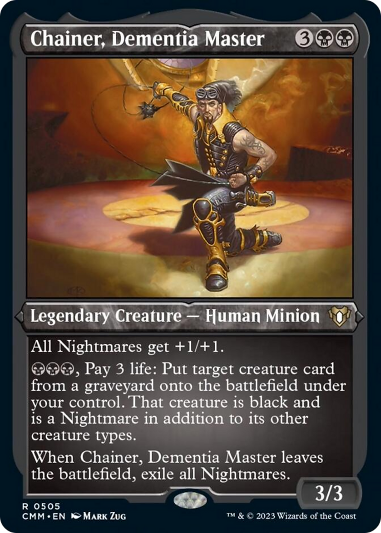 Chainer, Maître de la démence (Gravure à l'acide) [Commander Masters]