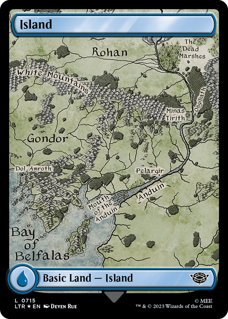 Île (0715) (Feuilletée surchargée) [Le Seigneur des Anneaux : Contes de la Terre du Milieu]