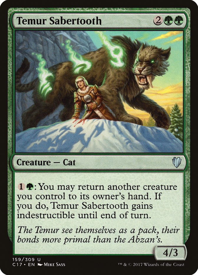 Sabretooth temur [Commander 2017]