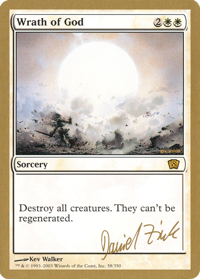 Colère de Dieu (Daniel Zink) [Decks des Championnats du Monde 2003]