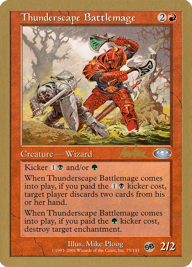 Maga bélica de Paisajetrueno (Brian Kibler) (SB) [Mazos del Campeonato Mundial 2002]