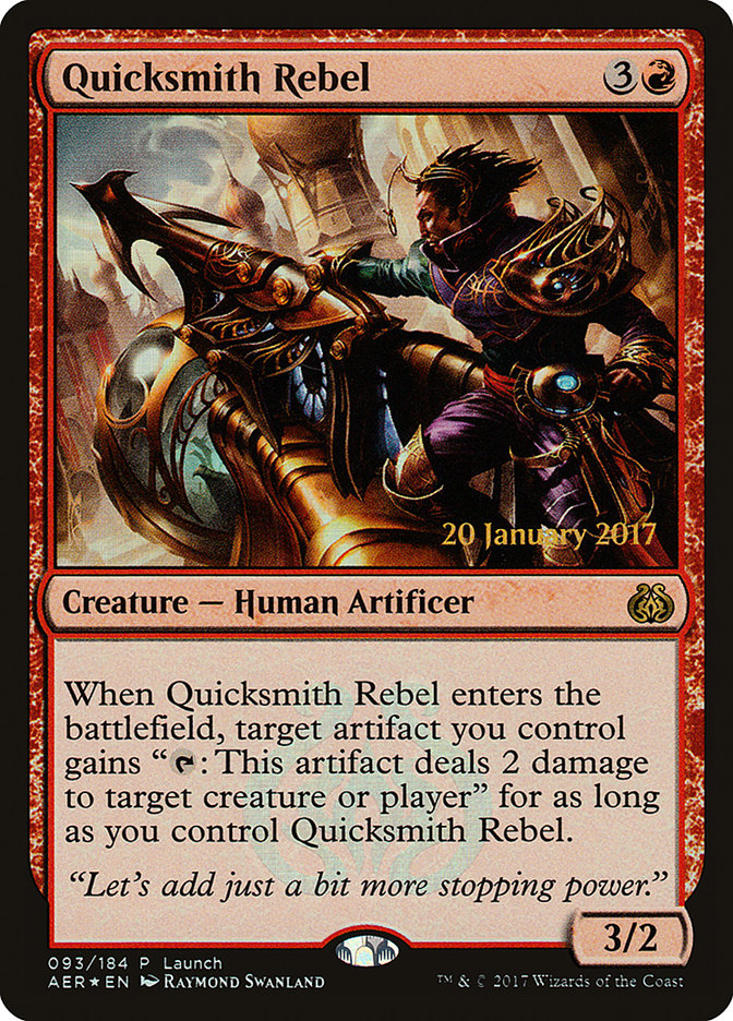 Rebelle forgecuivre (Lancement) [Aether Revolt Promos]