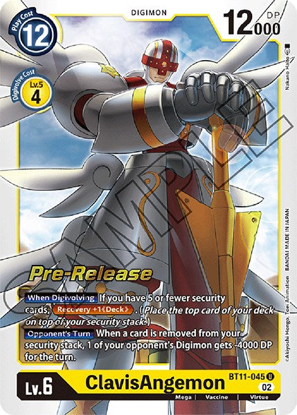 ClavisAngemon [BT11-045] [Promociones previas al lanzamiento de Dimensional Phase]