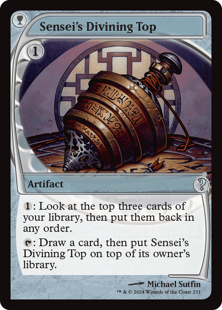 Toupie de divination du sensei (Vision du futur) [Booster mystère 2]