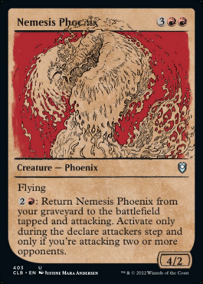Phénix némésis (vitrine) [Commander Legends : Battle for Baldur's Gate]