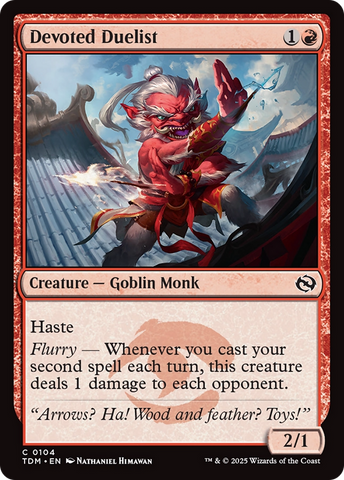Duelista Devoto [Tarkir: Dragonatormenta]
