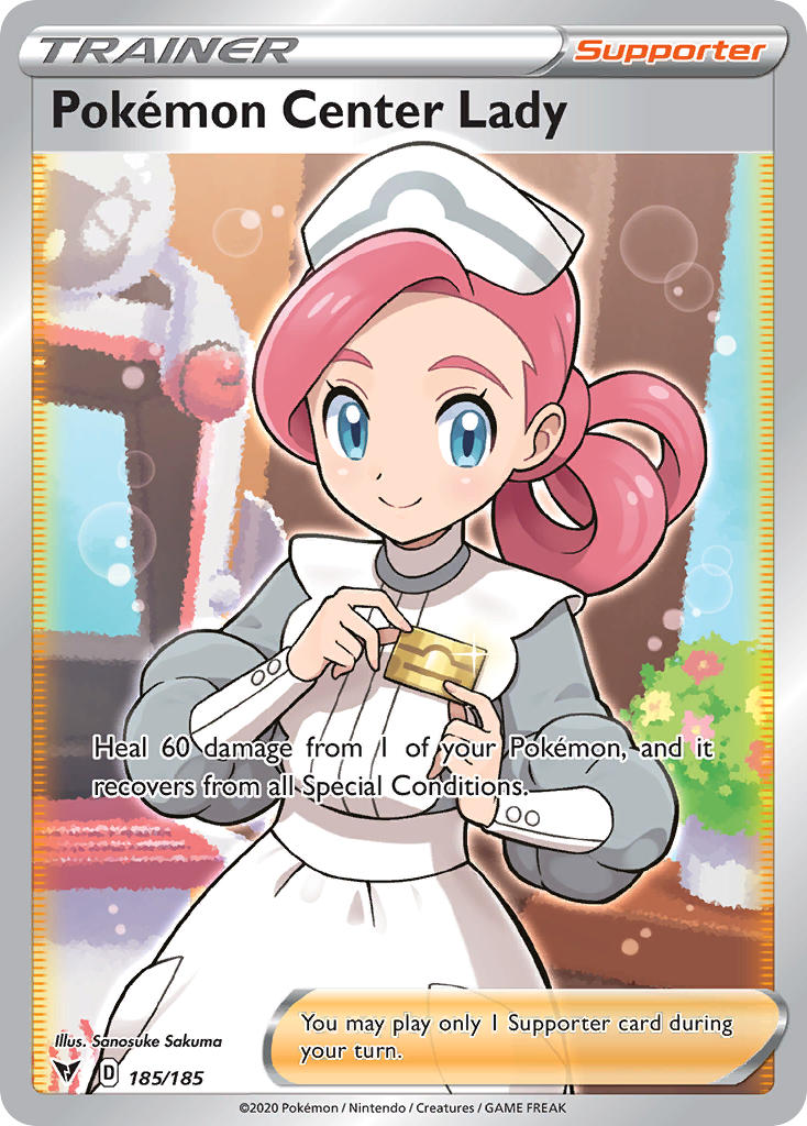 Infirmière du Centre Pokémon (185/185) [Épée et Bouclier : Voltage Éclatant]