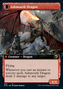 Œuf couvant // Dragon de la Gueule cendrée (Illustration étendue) [Innistrad : Chasse de minuit]