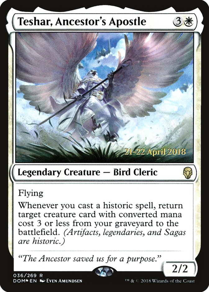 Teshar, apôtre des Ancêtres [Promos d'avant-première Dominaria]