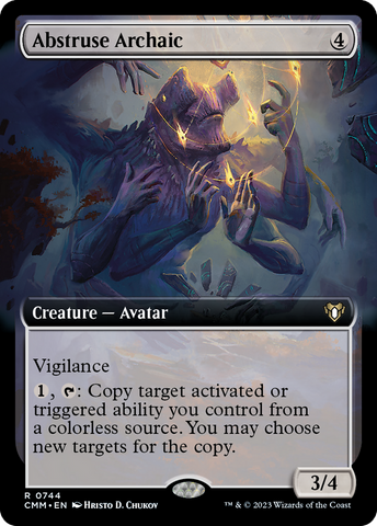 Abstrus archaïque (Extended Art) [Commander Masters]