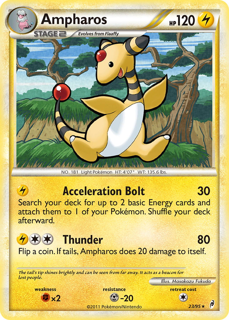 Pharamp (23/95) [HeartGold & SoulSilver: Appel des Légendes]