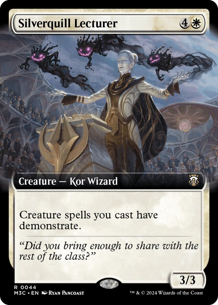 Conférencière de Sombreplume (Art étendu) (Feuille de chatoiement) [Commander Horizons du Modern 3]