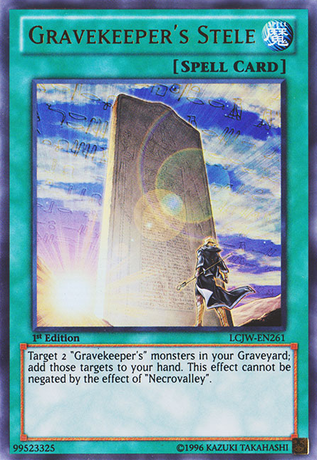 Stèle du Fossoyeur [LCJW-FR261] Ultra Rare