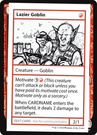 Goblino paresseux (édition 2021) [Cartes de test de Mystical Booster]