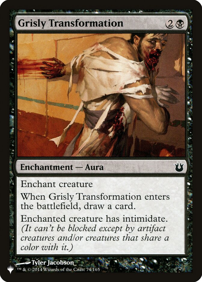 Transformation macabre [La liste]