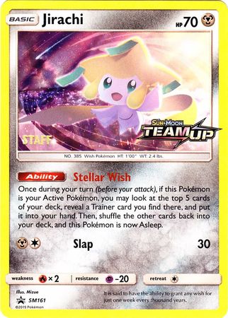 Jirachi (SM161) (Personal) [Sol y Luna: Black Star Promos]