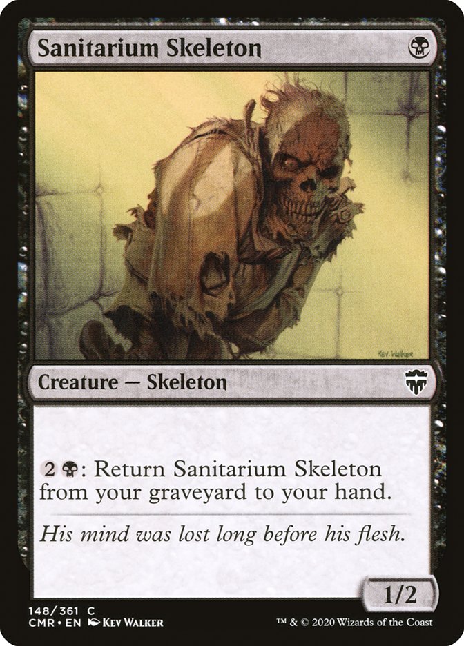 Squelette du Sanitarium [Commander Legends]
