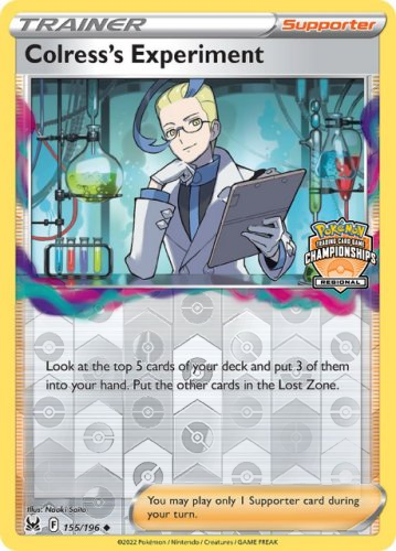 Experimento de Colress (Campeonatos Regionales) [Espada y Escudo: Origen Perdido]