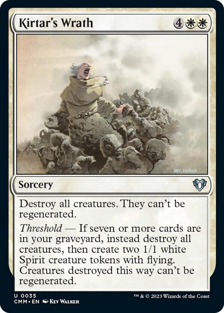 La colère de Kirtar [Commander Masters]