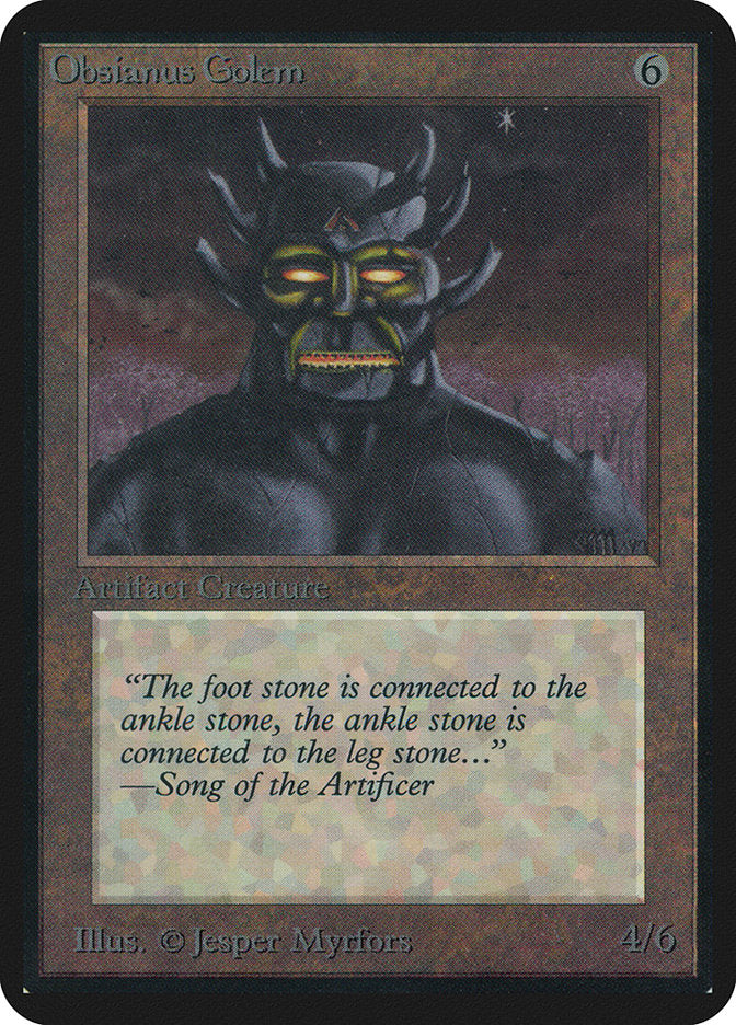 Golem Obsianus [Édition Alpha]