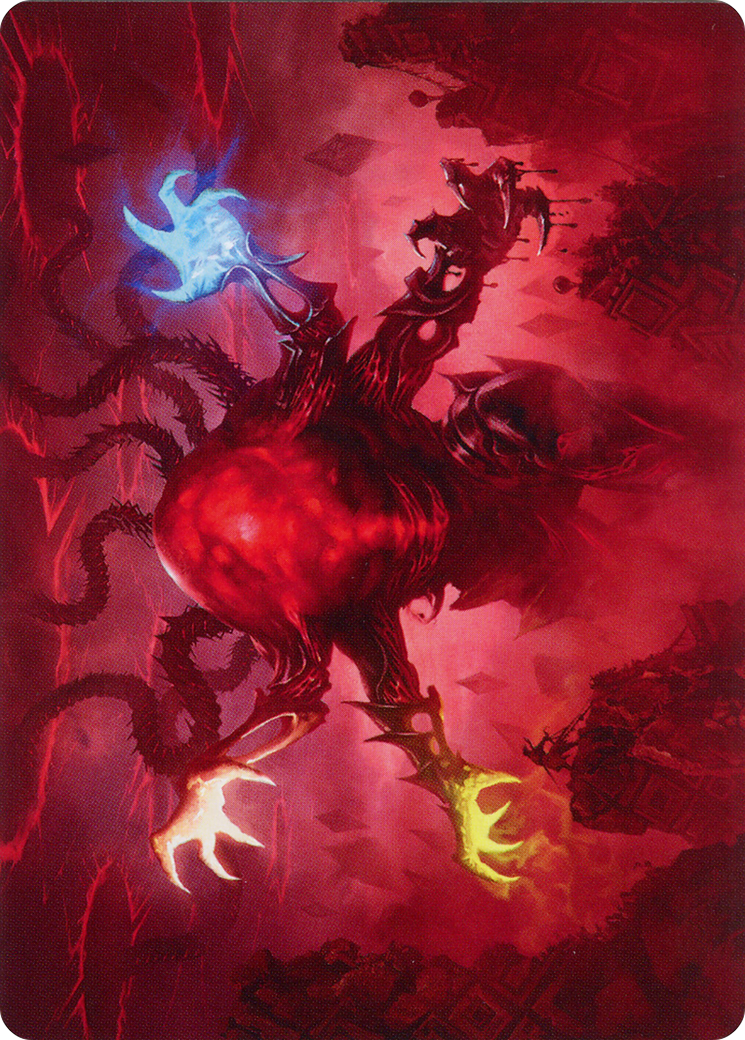 Omnath, Lieu de tout Carte artistique (51) [Série artistique L'invasion des machines]