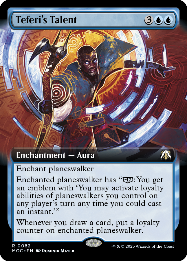 Le Talent de Teferi (Extended Art) [Commander L'invasion des machines]