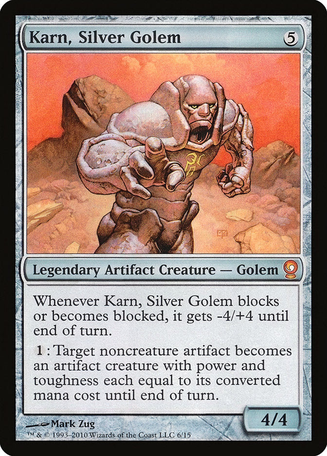 Karn, golem d'argent [De l'arrière-boutique : reliques]