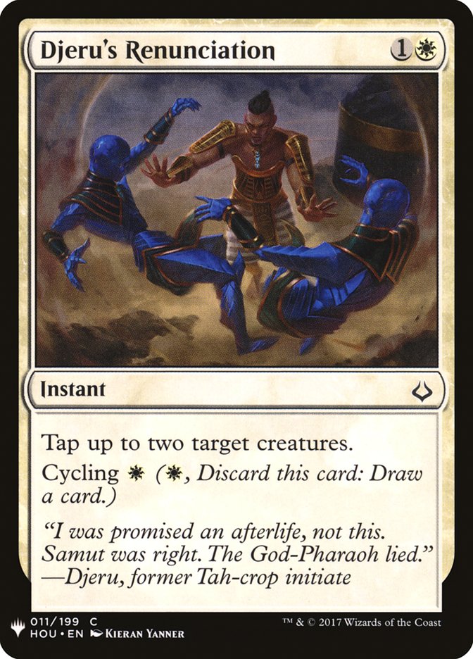 Renuncia de Djeru [Mystery Booster]
