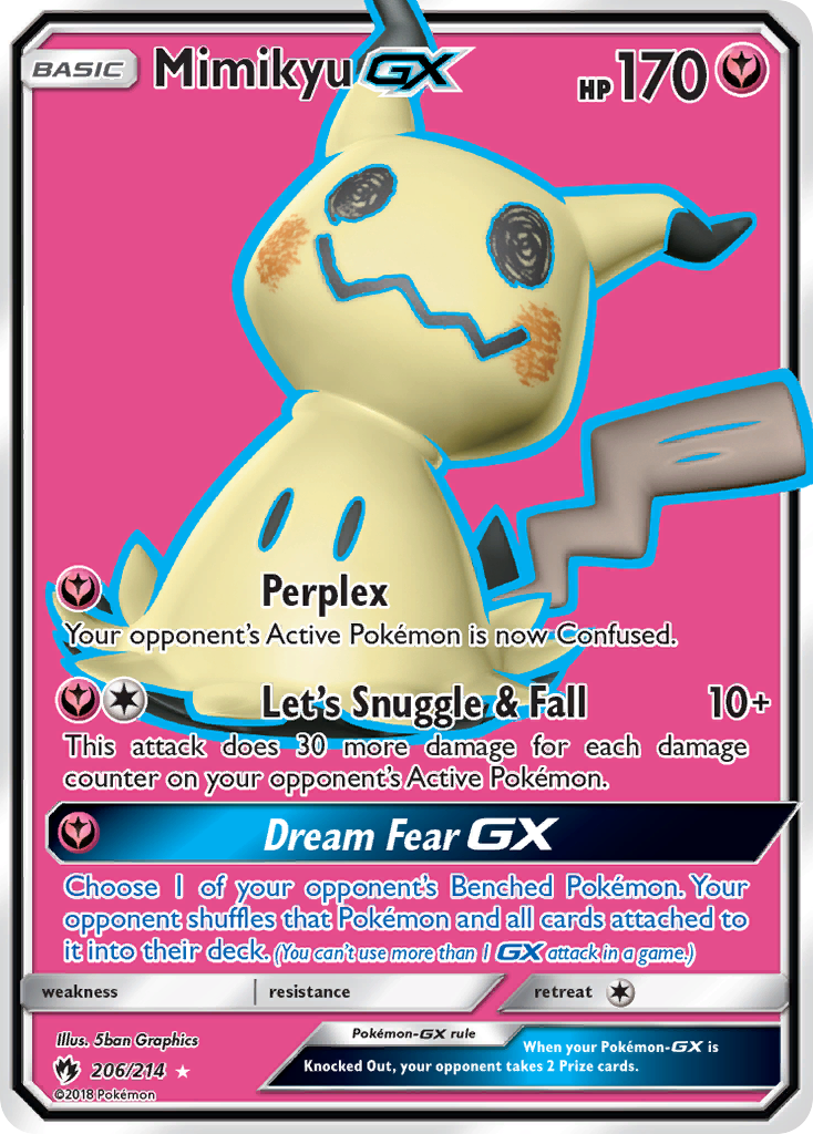 Mimiqui GX (206/214) [Soleil et Lune : Tonnerre Perdu]