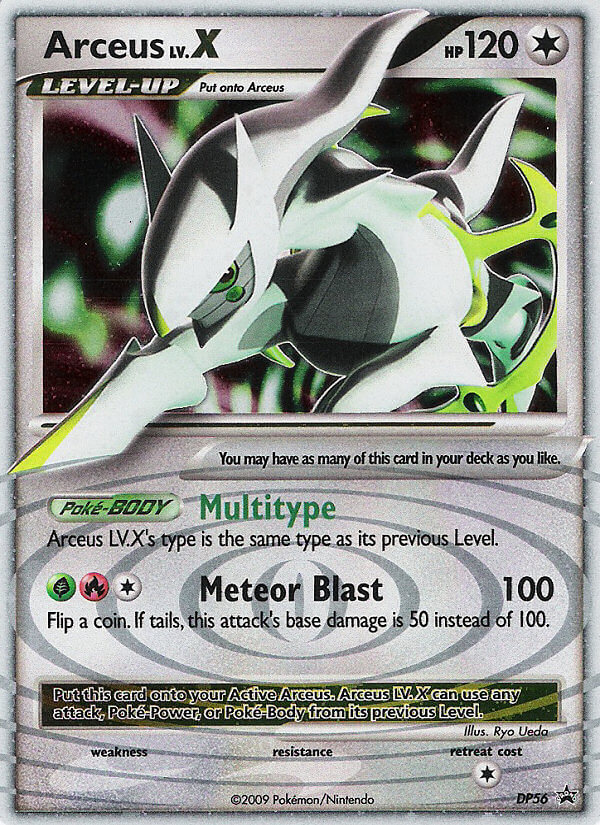 Arceus LV.X (DP56) [Diamant & Perle : Cartes promo Black Star]