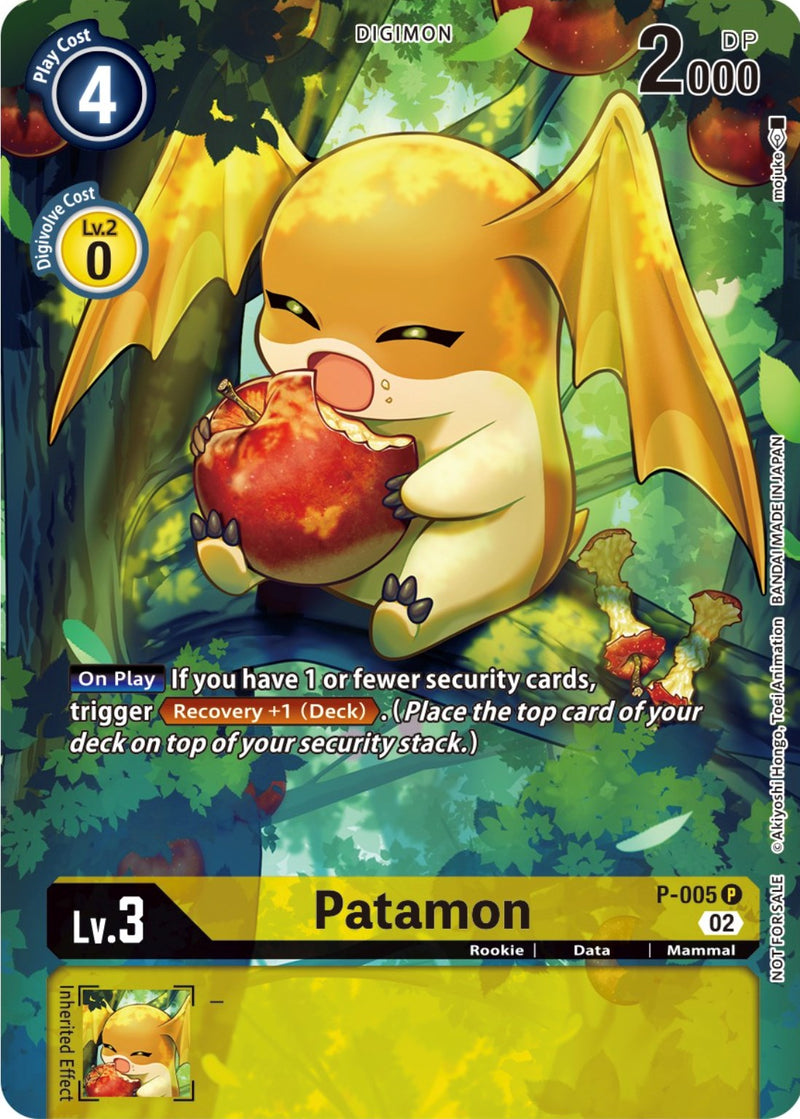 Patamon [P-005] (Paquete Promocional del Concurso de Ilustración de Digimon) [Cartas Promocionales]