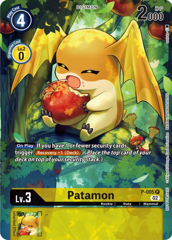 Patamon [P-005] (Paquete Promocional del Concurso de Ilustración de Digimon) [Cartas Promocionales]