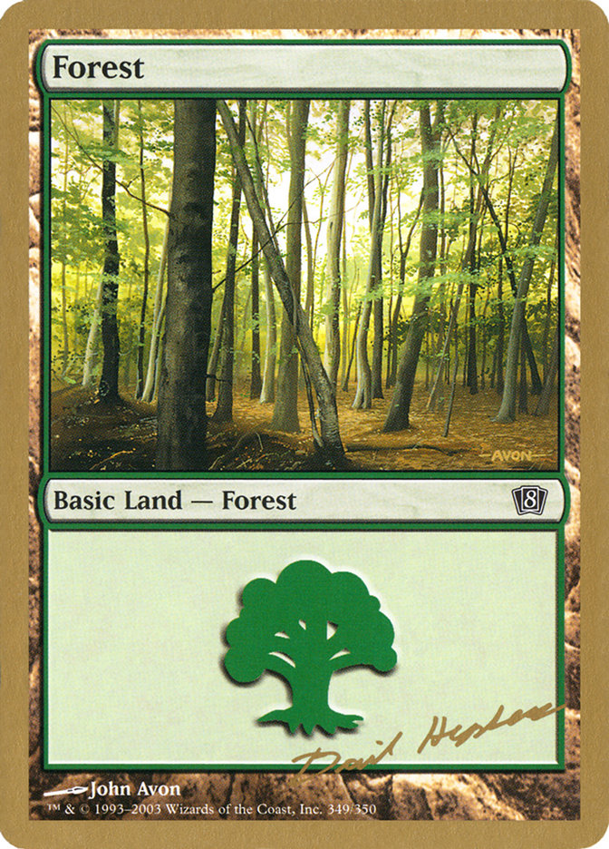 Bosque (dh349) (Dave Humpherys) [Mazos del Campeonato Mundial 2003]