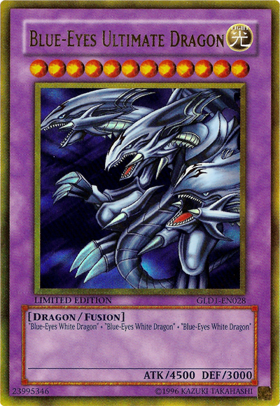 Dragon Ultime aux Yeux Bleus [GLD1-EN028] Gold Rare