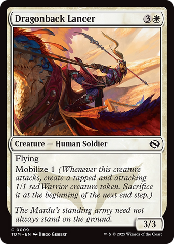 Lancero lomo de dragón [Tarkir: Tormenta de dragones]