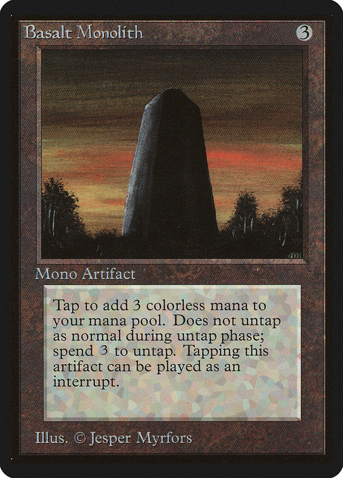 Monolithe de basalte [Édition bêta]