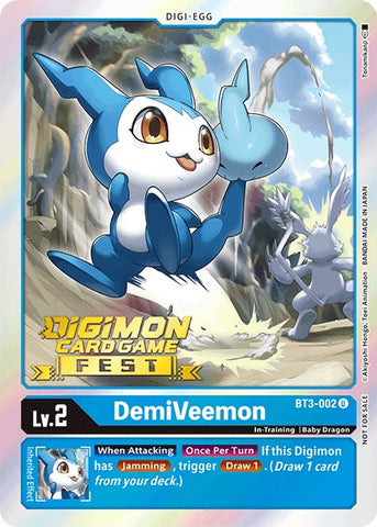 DemiVeemon [BT3-002] (Digimon Card Game Fest 2022) [Promos del Booster de Lanzamiento Especial]