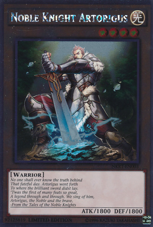 Chevalier Noble Artorigus [NKRT-EN003] Platinum Rare