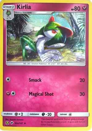 Kirlia (92a/147) [Cartes Promo alternatives]