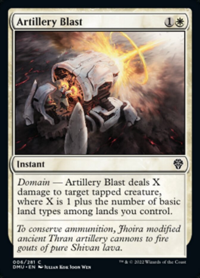 Déflagration d'artillerie [Dominaria uni]