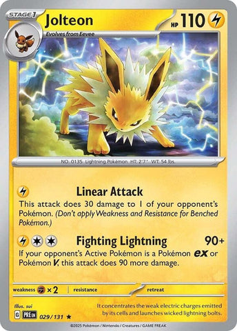 Jolteon (029/131) [Escarlata y Púrpura: Evoluciones Prismáticas]