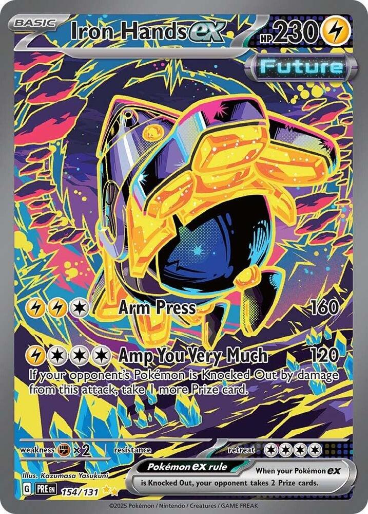 Iron Hands ex (154/131) [Escarlata y Púrpura: Evoluciones Prismáticas]