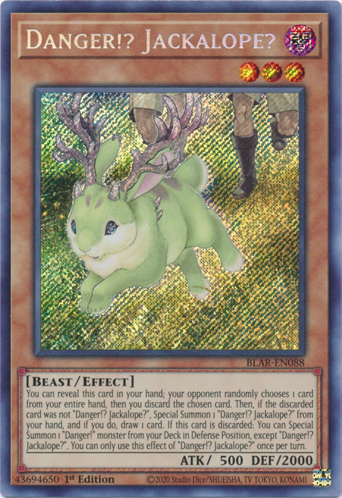 Danger !? Jackalope ? [BLAR-FR088] Secret Rare