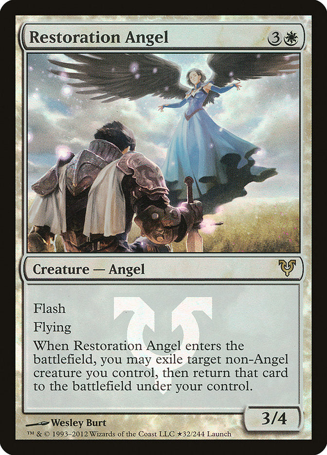 Ángel de la restauración (Lanzamiento) [Sobres de prelanzamiento de Avacyn Restaurada]